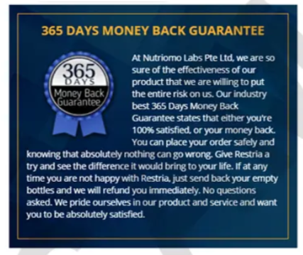 ExaFlex Moneyback guarantee